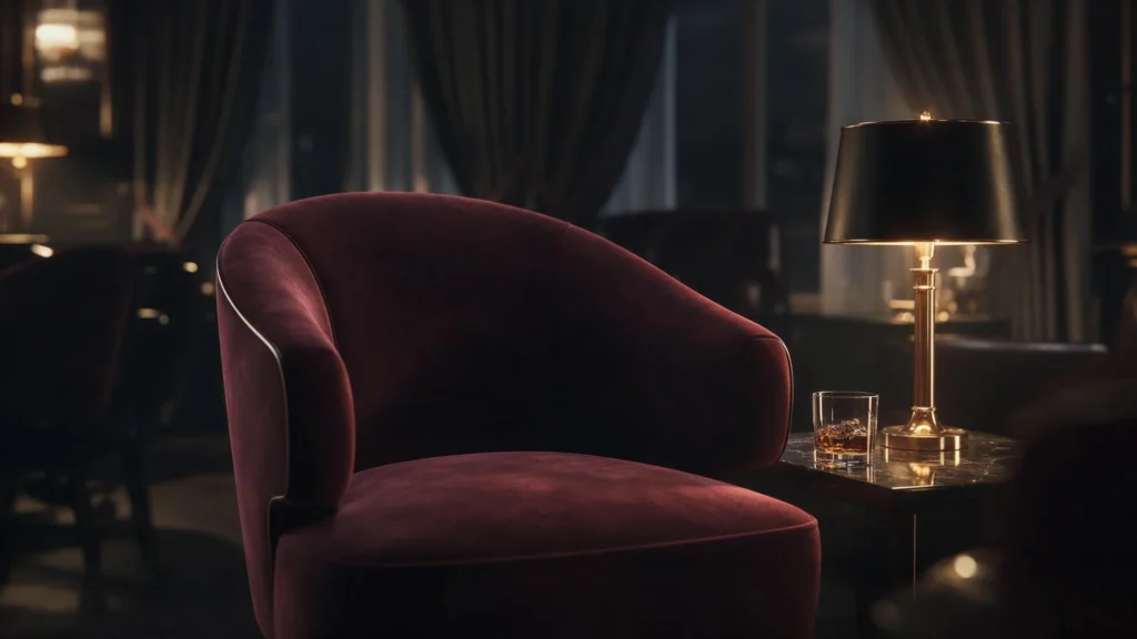 Wnetrze eleganckiego klubu noca - poradnik o fetyszach dla mezczyzn